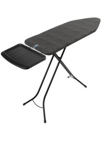 B&uuml;gelbrett Brabantia "B&uuml;geltisch C, 124 x 45 cm, Dst-Ablage Solide", blau (denim schwarz), B:48cm T:75cm, B&uuml;gelbretter, B&uuml;gelbrett, Fairtrade-zertifiziert