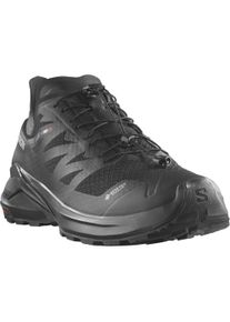 Trailrunningschuh Salomon "XA META GORE-TEX MIF", Herren, Gr. 42,5, schwarz (schwarz, schwarz, schwarz), Synthetik, Textil, Schuhe Trailrunningschuh, wasserdicht - hergestellt in Frankreich