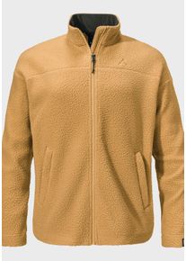 Fleecejacke SCH&Ouml;FFEL "CIRC Fleece Jk Style Purga WMS", Damen, Gr. 46, braun (4205, braun), Oberstoff: 100% Polyester, relaxed fit, hoch geschlossener Ausschnitt, Jacken Fleecejacke