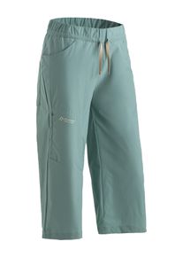 Outdoorhose Maier Sports "Fortunit Culotte W", Damen, Gr. 44, Normalgr&ouml;&szlig;en, blau (mittelblau), 100% Polyester, Hosen Outdoorhose, Damen Wanderhose, 4 Einschubtaschen, seitl. Tasche mit RV,Regular Fit