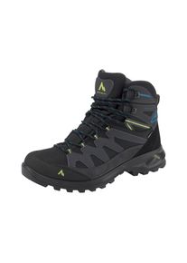 Outdoorschuh McKINLEY "Vulcanus MID AQX M", Herren, Gr. 44, bunt (anthrazit, petrol), Leder, Textil, Schuhe Outdoorschuh, wasserdichter Wanderschuh, Trekkingschuh, Hikingschuh