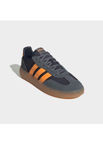 Sneaker adidas Sportswear "BARREDA DECODE", Herren, Gr. 45, legend ink, pure tangerine, onix, Leder, Textil, Schuhe Sneaker, inspiriert vom Design des adidas handball spezial