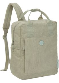 L&auml;ssig Wickelrucksack L&Auml;SSIG "Green Label, Vividal Backpack Cord, light khaki", Baby, Gr. B/H/T: 29cm x 38cm x 14cm, gr&uuml;n (khaki), Polyester, Polyurethane, Rucks&auml;cke Wickelrucksack