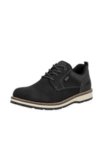 Schn&uuml;rschuh Rieker, Herren, Gr. 47, schwarz, Lederimitat, Textil, Schuhe Schn&uuml;rschuh, Business Schn&uuml;rer, Halbschuh, Casual Sneaker mit Innenrei&szlig;verschluss