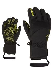 Skihandschuhe Ziener "LOTAR-Z GTX PR glove", Damen, Gr. 4,5, schwarz, Materialmix, Handschuhe Skihandschuhe