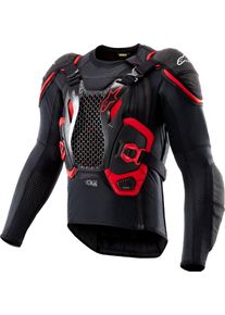 Alpinestars Tech-Air Off-Road FIM, airbag-jacket , color: Black/Red , size: L