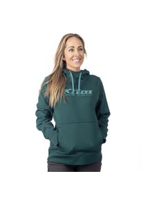 Klim Morley, hoodie women , color: Rain Forest - Green-Blue Slate , size: L