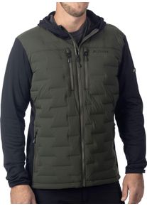 Klim Boulder, colete de penas , cor: Verde Escuro/Preto , tamanho: 3XL