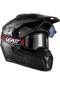Leatt Adventure 7.5 V26 Solid, kask przygodowy , kolor: Matowy-Czarny , rozmiar: M