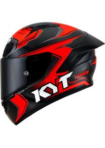 KYT NZ-Race Competition Carbon, full face helmet , color: Red/Black , size: M