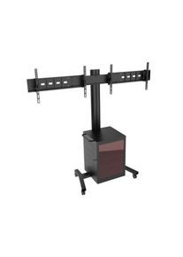 Multibrackets M Public Display Stand 180 Dual MediaBox4 Black 80 kg 55" 800 x 400 mm