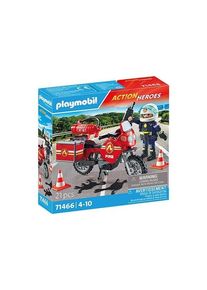 Playmobil Action - Feuerwehrmotorrad & &Ouml;lunfall