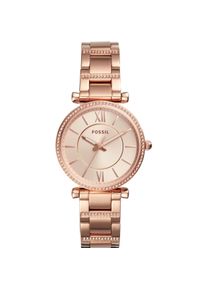 Fossil, Armbanduhr, Carlie, Rosa, (Analoguhr, 35 mm)