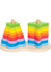 HAPE Regenbogen-Steckspiel 19tlg.