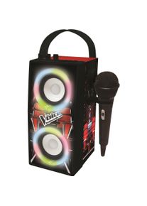 Lexibook BTP180TVZ The Voice Tragbarer Bluetooth-Lichtlautsprecher mit Mikrofon, Stereoanlage, Lich