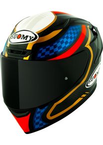 Suomy TX-Pro Emblem, full face helmet , color: Black/Blue/Red/Gold , size: M