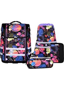 McNeill, Unisex, Schulranzen &raquo;Perfecto, Disney Stitch, black&laquo; Reflektierende Streifen auf den Schultergurten;Retroreflektierende Fl&auml;chen inkl. 