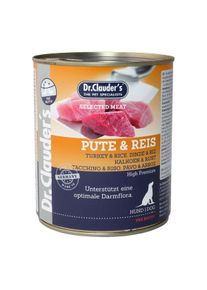 Dr. Clauder's Dr. Clauders Selected Meat PreBiotics Pute & Reis 6x800 g