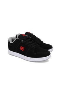 DC Shoes, Herren, Sneaker &raquo;Manteca&laquo;, Black/Black/Red, 14(48,5), Black/Black/Red, Obermaterial aus Leder, Nubuk, Wildleder oder Mesh