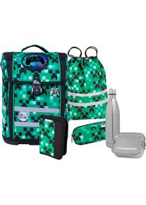 McNeill, Unisex, Schulranzen &raquo;Perfecto, Game Zone&laquo; reflektierende Streifen auf den Schultergurten;retroreflektierende Fl&auml;chen inkl. Federm&auml;ppchen, 