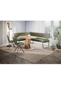 OTTO home, Eckbankgruppe &raquo;Gabi Essecke, Sitzgruppe, Eckbankgruppe, K&uuml;chenbankgruppe&laquo; Set, 4tlg, 4 tlg. tlg. Gestell aus matt-schwarzem Flachmetall, 