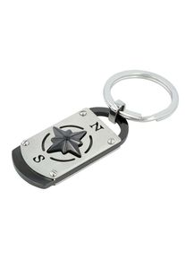 Adelia&acute;s Adelia ́s, Damen, Kettenanh&auml;nger &raquo;Unisex Anh&auml;nger &iquest; Schl&uuml;sselanh&auml;nger aus Edelstahl&laquo;, schwarz, Material: Edelstahl