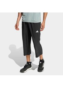 adidas Performance, Herren, Sporthose &raquo;WE FLEX WV3/4PT&laquo;, Black, N-Gr, L - N-Gr, Black, Workout-Hose mit 3/4-L&auml;nge und Climacool Technologie f&uuml;r einen 