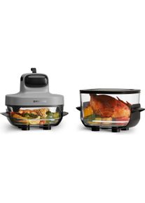 DREAME Tasti PT60 5-in-1 Heissluftfritteuse, Fritteuse, Weiss, Schwarz, Transparent