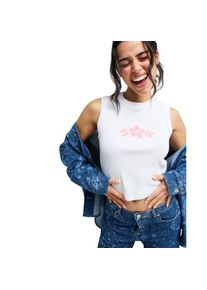 Roxy, Damen, Tanktop &raquo;Iconic Days&laquo;, wei&szlig;, S, Stoff: Baumwoll-Elasthan-Mischgewebe [250...
