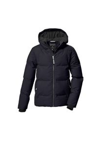 Killtec, Damen, Steppjacke &raquo;KOW 357 GRLS QLTD JCKT&laquo; Wasserabweisende M&auml;dchenjacke mit Kapuze, atmungsaktiv, warm, schwarz, 128, schwarz, M&auml;dchen Jacke