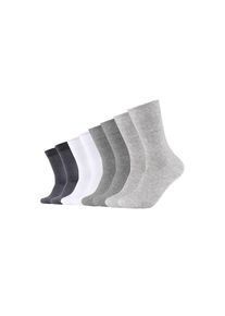 s.Oliver, Damen, Kurzsocken &raquo;Socken 8er Pack&laquo; 8 Paar tlg., Wei&szlig;/Grau, 43-46, Wei&szlig;/Grau, s.Oliver Unisex Socken im 8er Pack