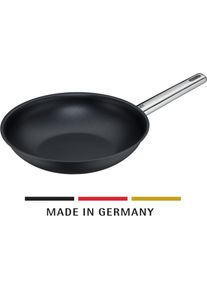 WMF DuraCuisine Wokpan - 28cm - Inductie (17.0528.6021), Pfanne + Kochtopf, Grau, Schwarz