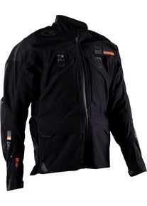 Leatt Adventure Rally 7.5 Hydradri V26, textile jacket waterproo , color: Black/Orange/Light Grey , size: M