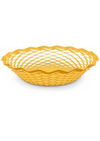 Roger Orfevre Franz&ouml;sischer Brotkorb rund Gelb