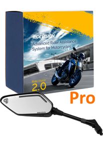 Ride Vision 2.0 Pro w. LED Mirror, driver assistance system