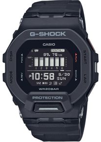 Smartwatch Casio G-SHOCK "GBD-200-1ER", schwarz (schwarz, grau, schwarz), Smartwatches, Herren, Smartwatch, Armbanduhr, Herren,Bluetooth,Schrittz&auml;hler,bis 20bar wasserd.,digital