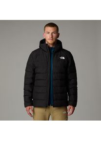 Daunenjacke The North Face "ACONCAGUA 3 HOODIE", Damen, Gr. L, schwarz (tnf schwarz, npf), Obermaterial: 100% Polyester. Wattierung: 50% Daunen, 50% Polyester, normal, hoch geschlossener Ausschnitt, eingesetzt eingefasste Kante, Jacken Daunenjacke, mit Kapuze und Kordelzug, wasserabweisend, aus Daunen und Polyester