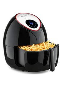 Monzana Freidora de aire caliente "Air Fryer" negro 1850W 6,5L