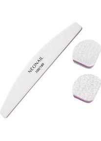 Neonail, Nagelpflegeger&auml;t, Trapezoid Nail File 100/180 Gray