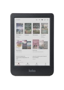 Kobo Clara Colour (6", 16 GB), eReader, Schwarz