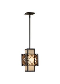 Elstead Lighting, Pendelleuchte, Remy H&auml;ngeleuchte E27 Heritage Bronze, parisserie Gold (E27)