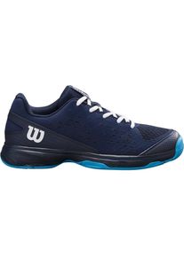 Wilson, Jungen, Tennisschuhe, Rush Pro (35 1/3), Weiss, Blau