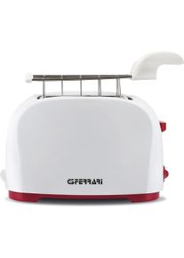 G3FERRARI G3 Ferrari G10179 Toaster To-Star 800 Watt, Toaster, Weiss, Rot