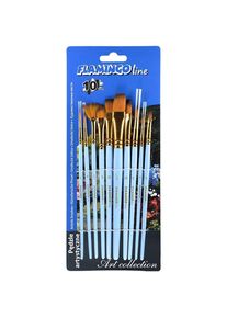 Titanum, Pinsel, Flamingo-Kunstpinsel 10 St&uuml;ck