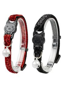 DUVO+ nyl&oacute;nov&yacute; obojok pre mačky,leskl&yacute;, mix farieb 20-30cm/10mm 2ks