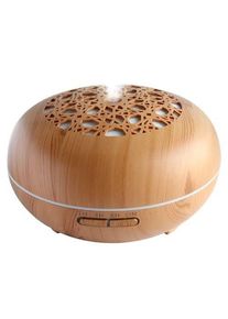 Ultrazvukov&yacute; difuz&eacute;r pre esenci&aacute;lne oleje bled&eacute; drevo so vzormi Bioruža 550ml