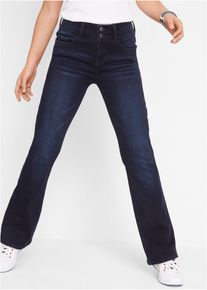 bonprix Bootcut Jeans High Waist Shaping-Ultra-Soft, blau, Gr.38, Figurformende Stretch-Jeans im Bootcut, 71% Baumwolle