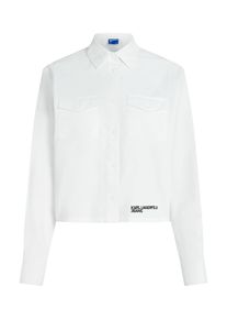 KARL LAGERFELD JEANS Kvinnor Blus svart / vit Storlek XS