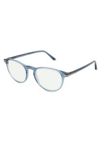 Tom Ford FT5803-B okulary unisex | Oprawka: Pełnoramkowe, Okrągłe, Niebieski