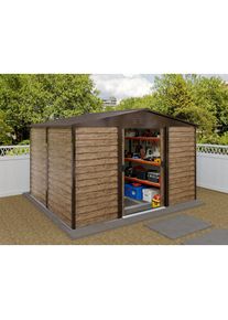 Konifera Ger&auml;tehaus &raquo;Segovia Verde&laquo; mit Fundamentrahmen